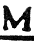Roman Numeral "M"