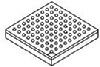 the business side of a ball grid array package