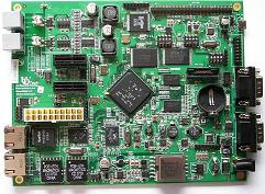 the familiar green Printed Circuit Board